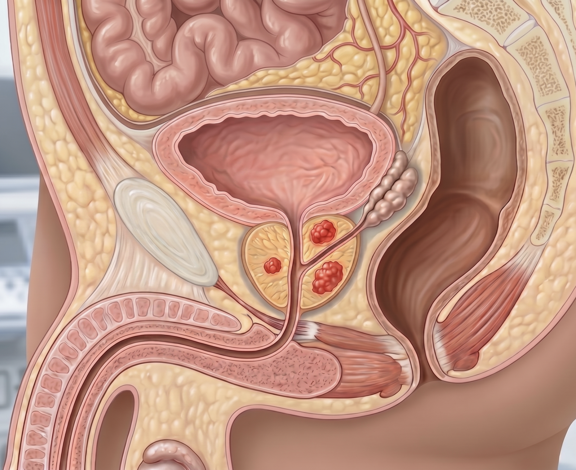 Anatomía prostática
